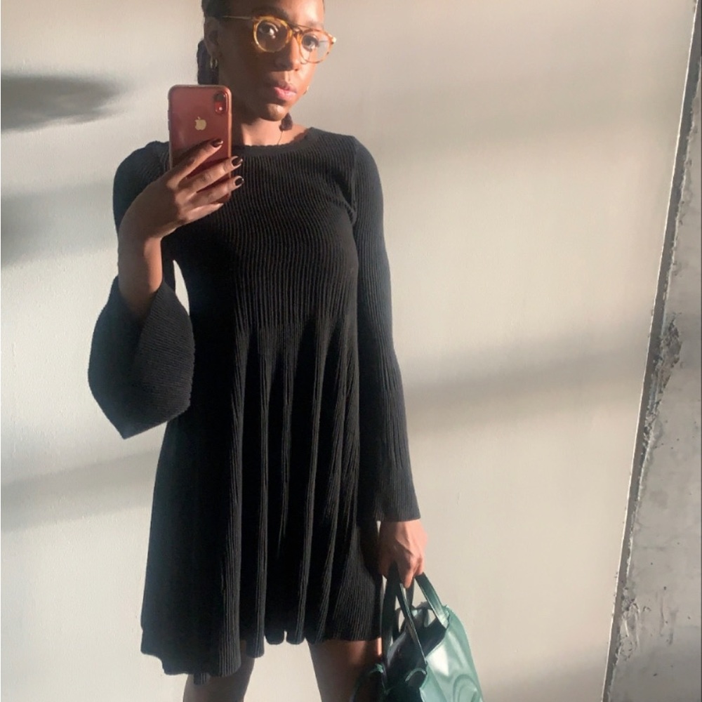 Black topshop dress